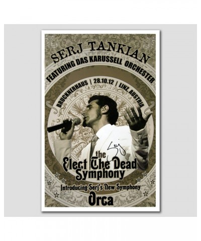 Serj Tankian Orca Symphony No. 1 Poster - Autographed $8.60 Decor