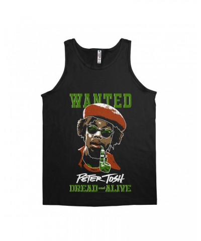 Peter Tosh Unisex Tank Top | Wanted Dread And Live Shirt $11.98 Shirts
