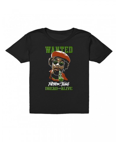 Peter Tosh Kids T-Shirt | Wanted Dread And Live Kids T-Shirt $12.23 Kids