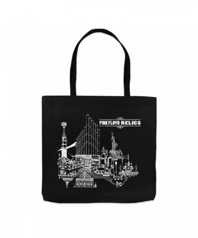 Pink Floyd Tote Bag | Relics White Album Design Bag $10.12 Bags