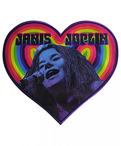 Janis Joplin Heart 9.2"x8.25" Oversized Patch $5.43 Accessories